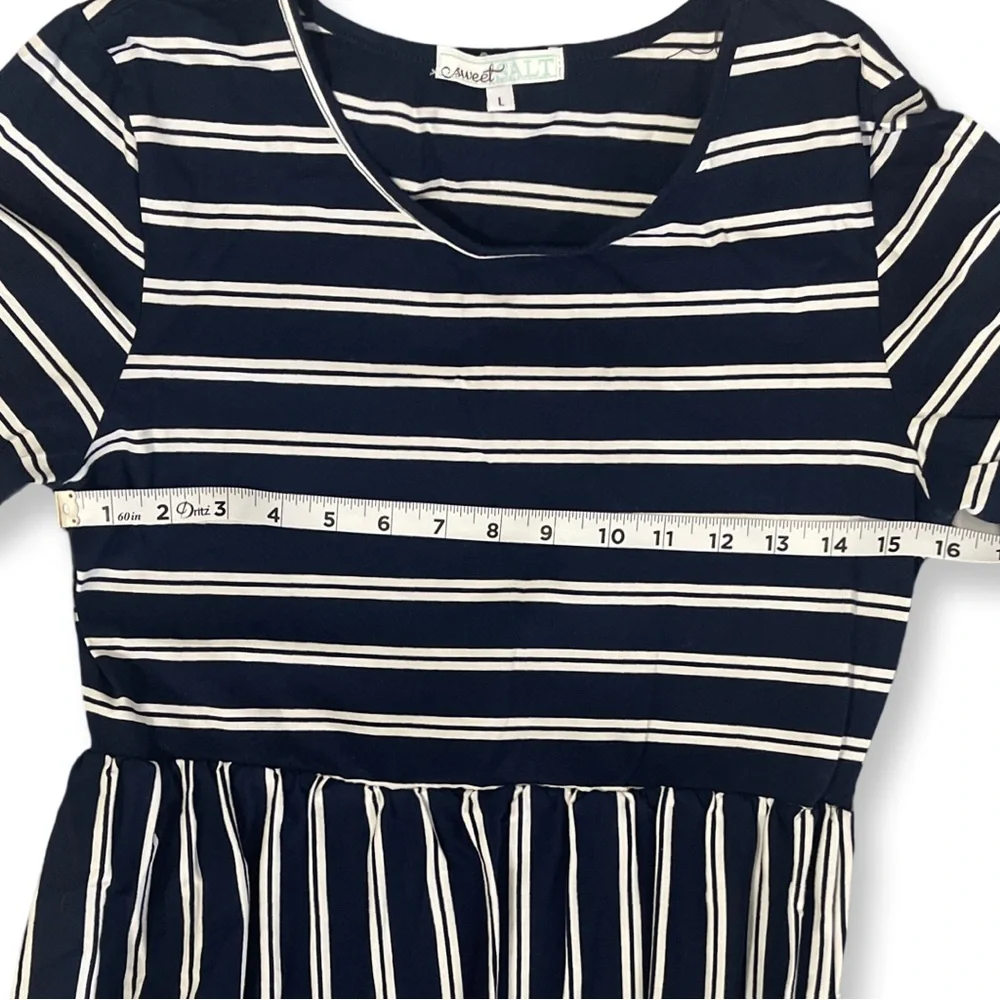 Sweet Salt Long striped navy and white maxi dress - Picture 6 of 7